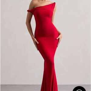 Club London red dress